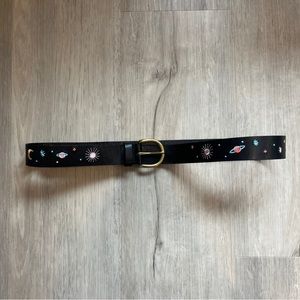 Solar System LEATHER EMBROIDERED Belt